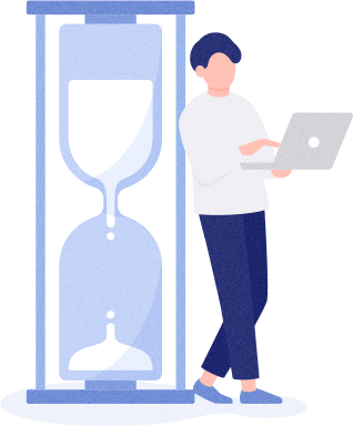 仕事をする男性